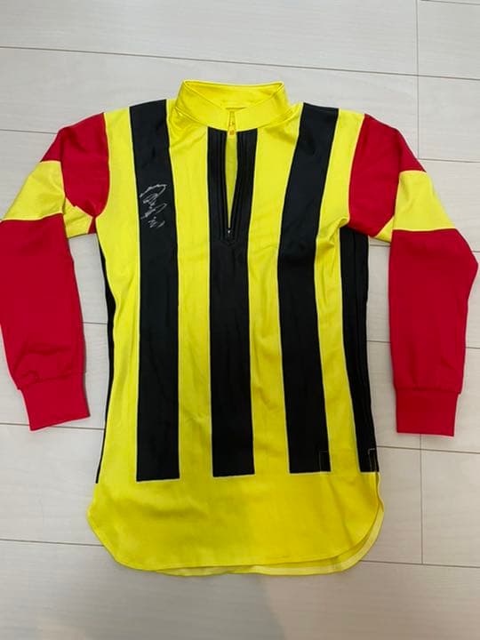 JRA 競馬 勝負服 キストゥヘヴン 吉田和子氏 中古 社台 安藤勝己騎手サイン