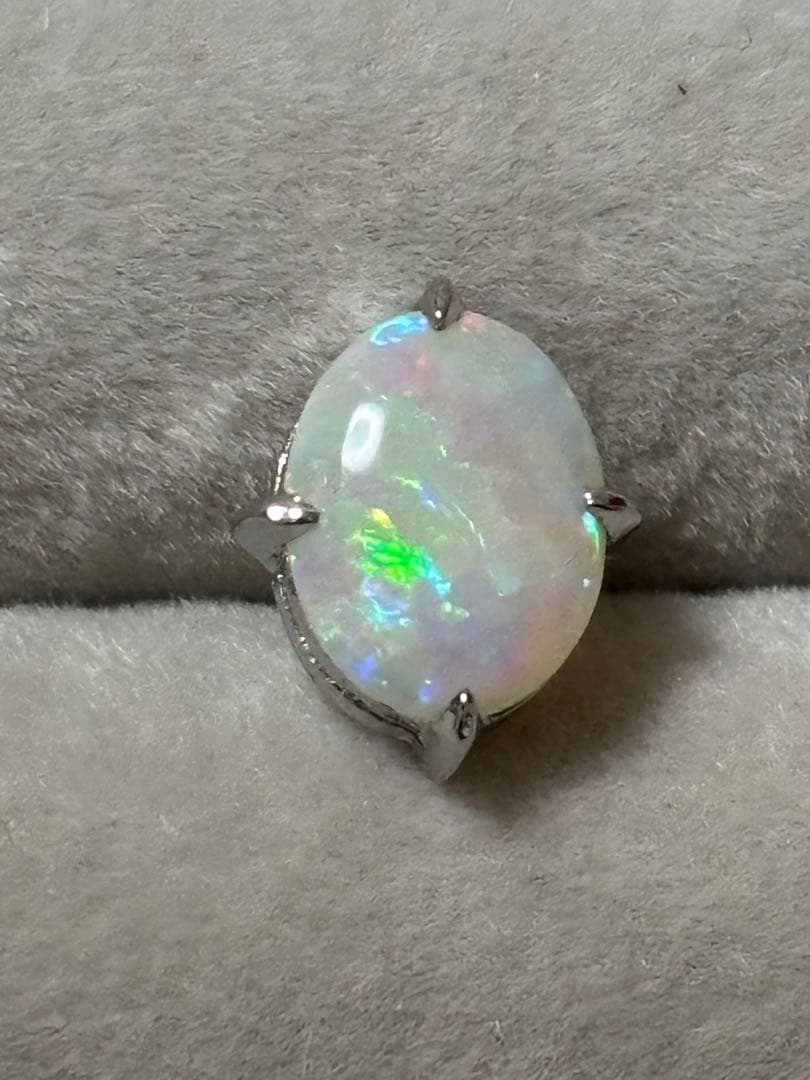 オパール オーバルカットネクタイピン ビンテージ