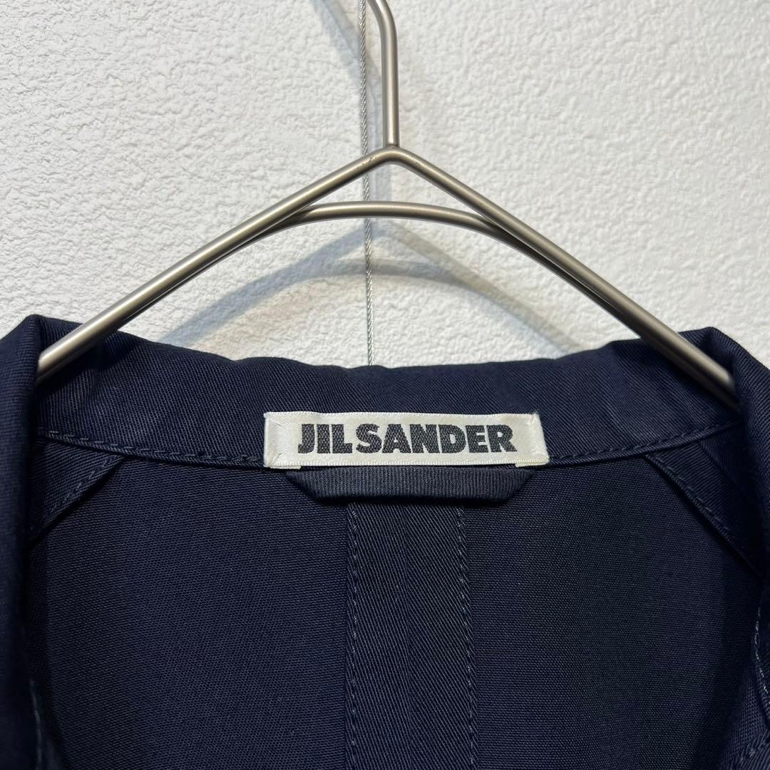 希少 JIL SANDER 上質 レイヤード デザイン ロング チェスターコート