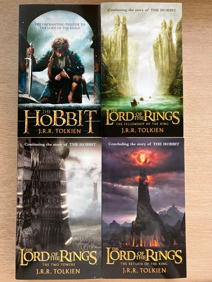4冊ボックスセット 指輪物語&ホビット　洋書　ペーパーバック