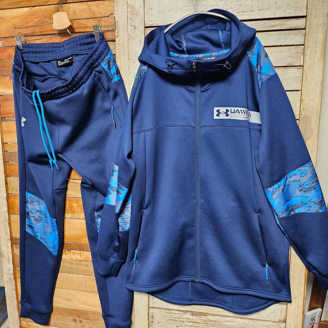 アンダーアーマー ジャージ 上下セット ニットジャケット+ニットパンツ XXL