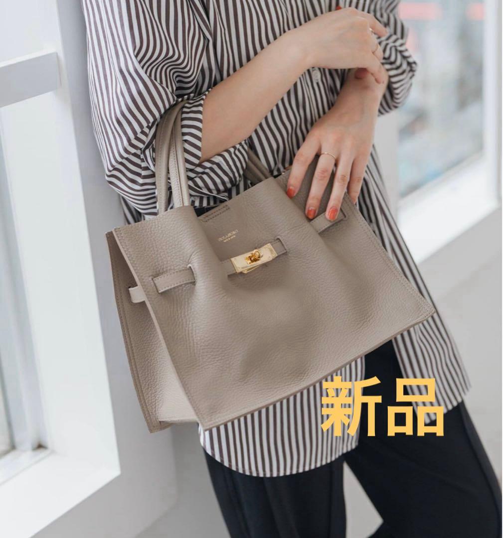 VIOLAd’ORO ヴィオラドーロ イタリアンWフェイスレザートートバッグ M