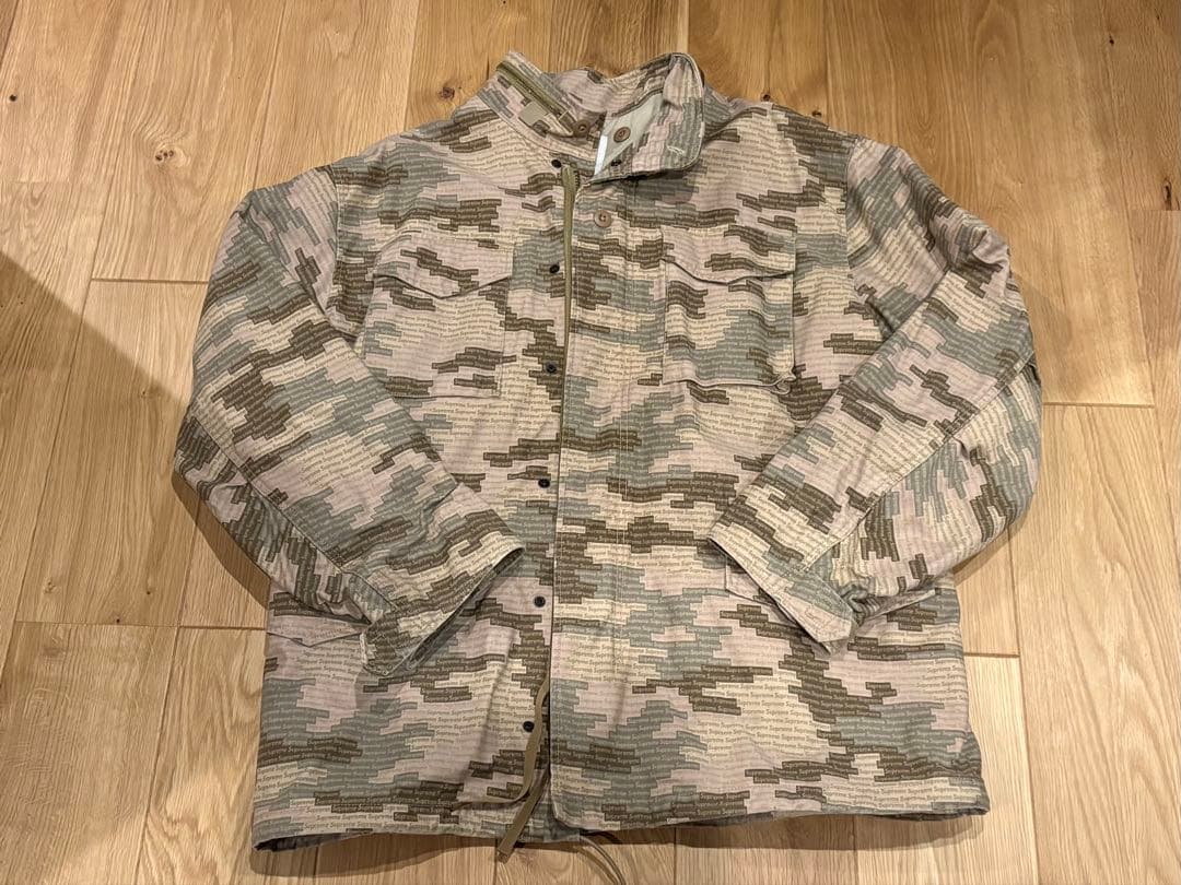 ジャケット・アウター Supreme Logo Camo M-65 Jacket