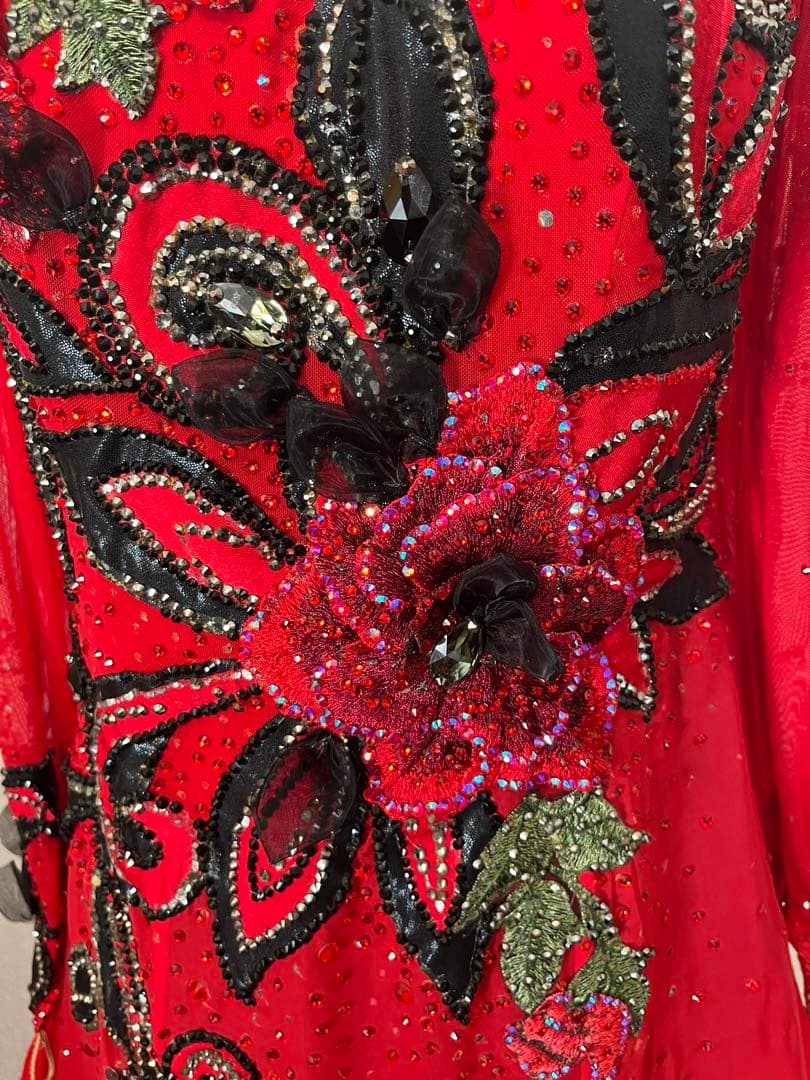 タカダンス　社交ダンス用　ドレス　2L 大きいサイズ