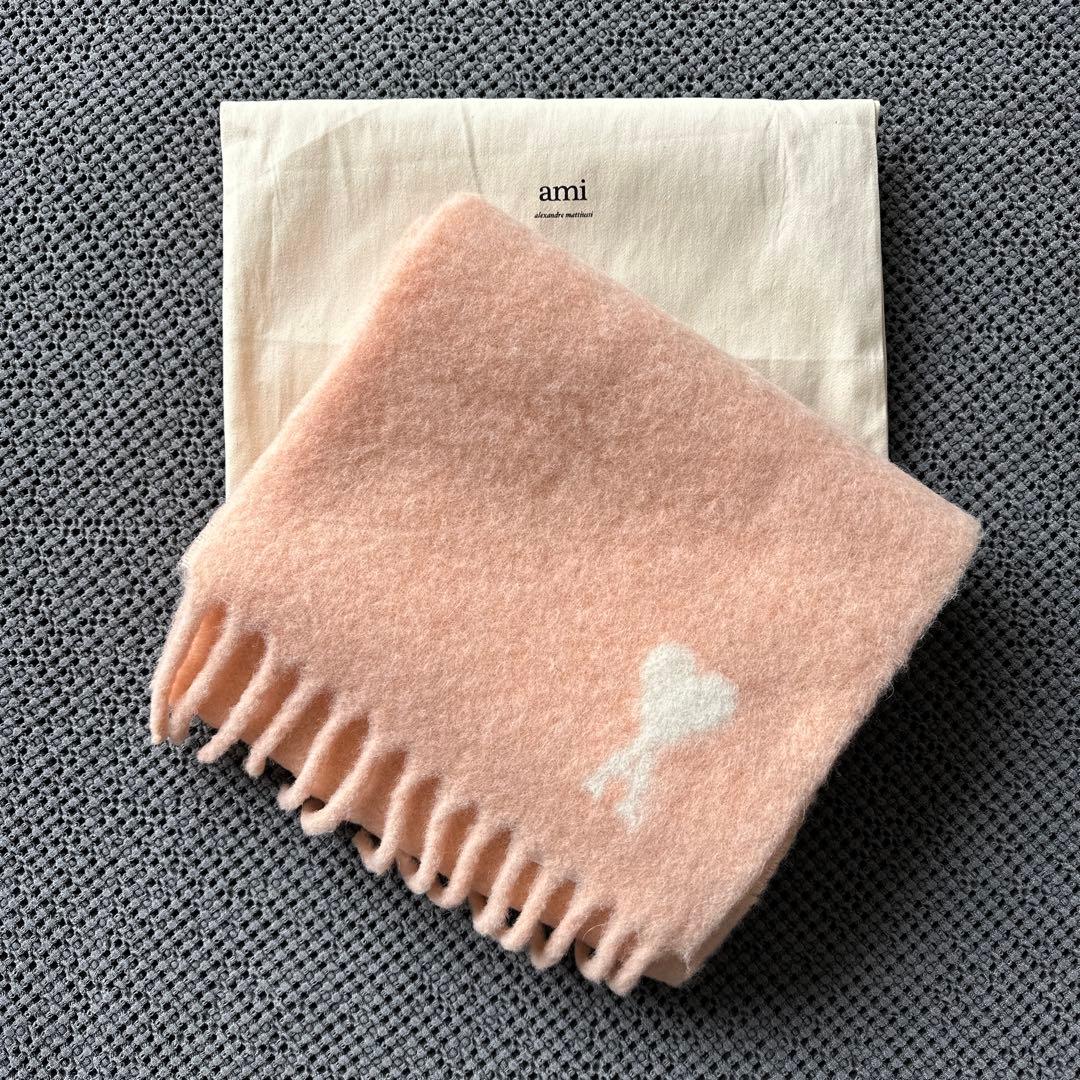 AMI DE COEUR アルパカマフラー ピンク