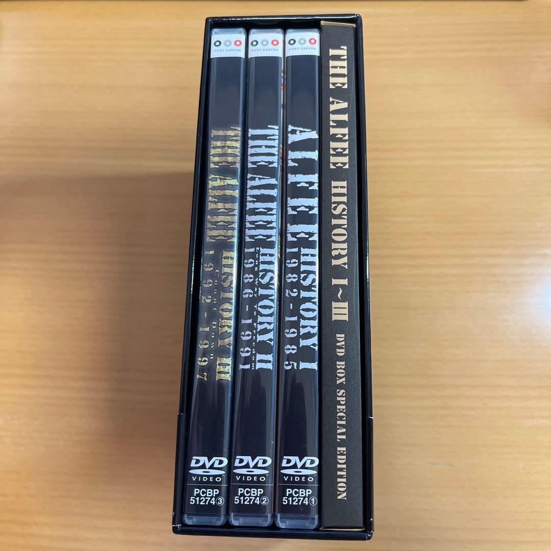 THE ALFEE/HISTORY Ⅰ～Ⅲ DVD-BOX SPECIAL E…