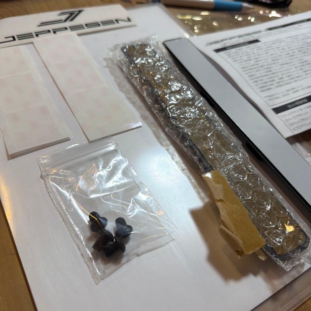 JEPPESEN ジェップセン　デリカd5 ヘッドライトギア　ラプター仕上げ