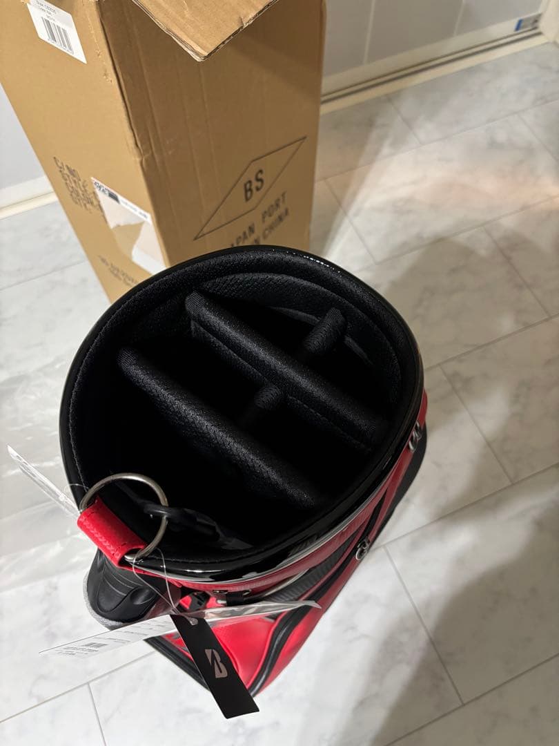 BRIDGESTONE ゴルフ キャディバッグ CBG422 レッド