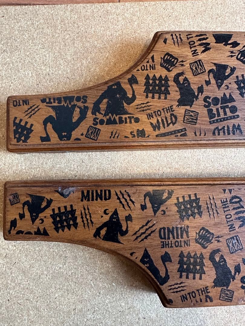 SOMAnoHIJIOKI ウォールナットモノグラムプリント