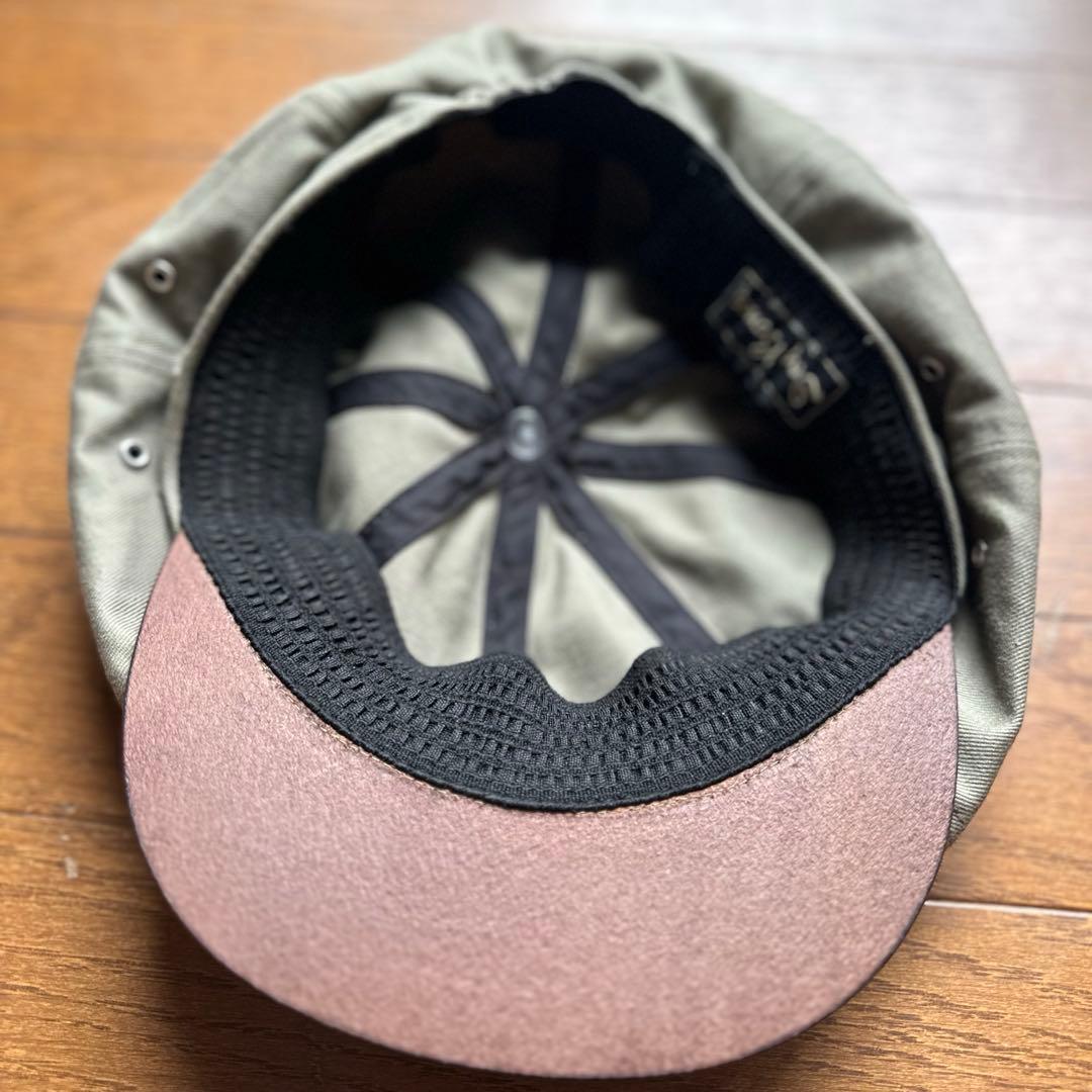 Dry Bones ジョニーキャップ キャスケット ドライボーンズ レザー切替