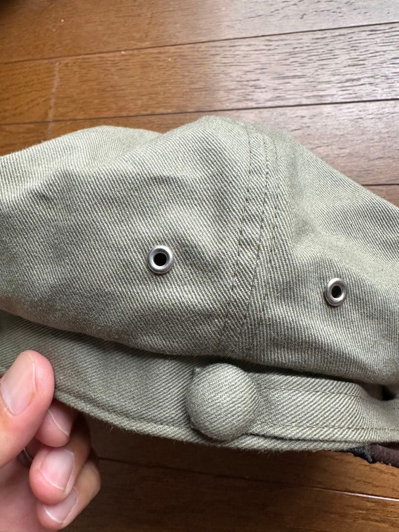 Dry Bones ジョニーキャップ キャスケット ドライボーンズ レザー切替