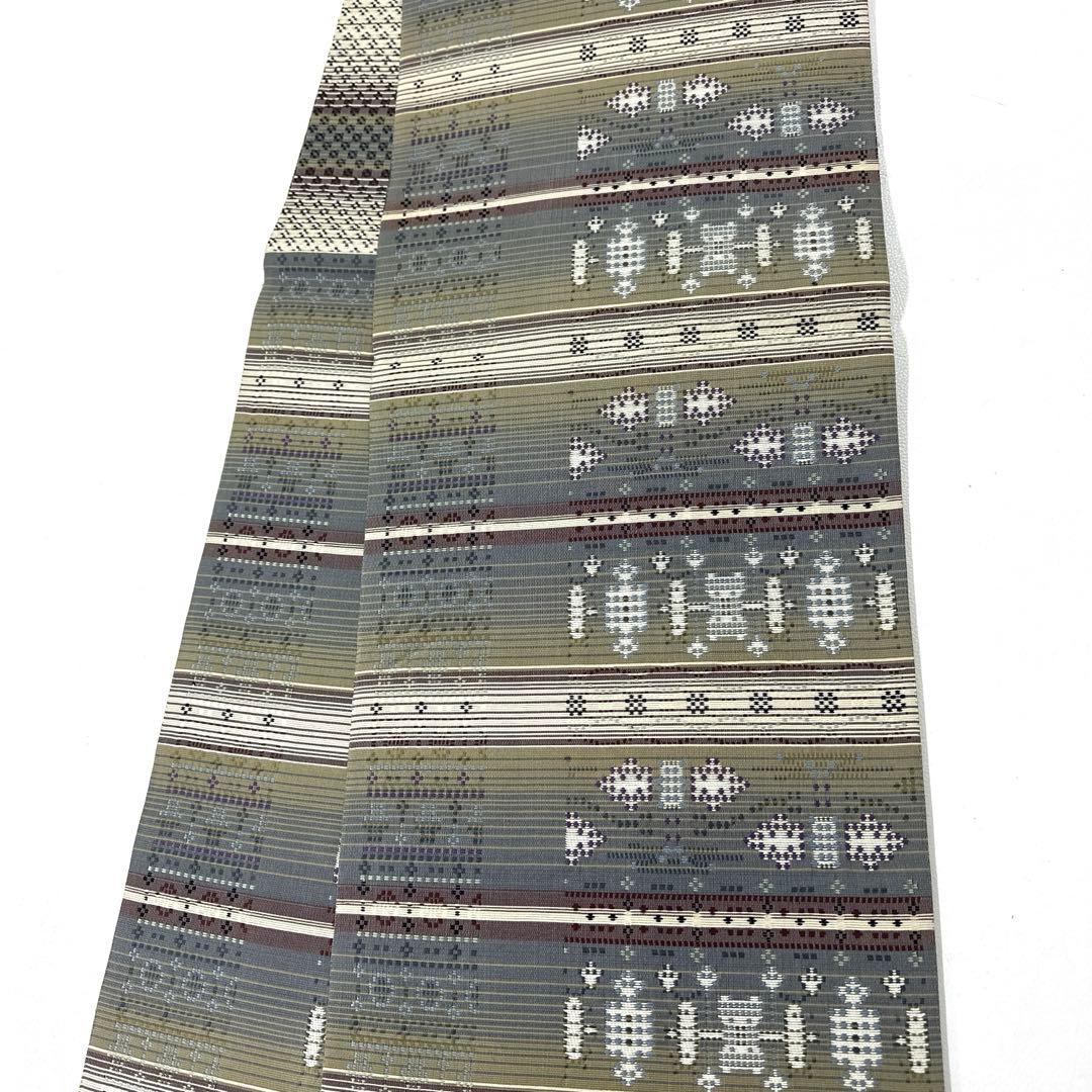 専用帯6216 4981 5787 三点セット ●高級 正絹 花織 六通 袋帯