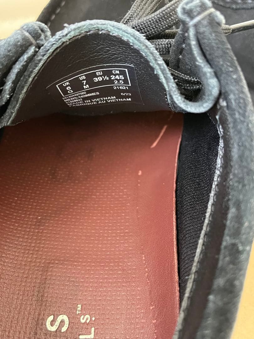 CLARKSクラークス ワラビー GTXゴアテックス【24.5】ブラック