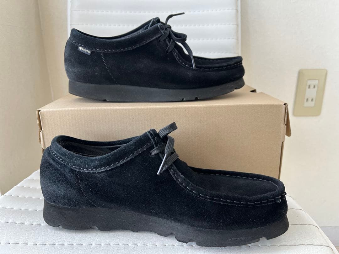 CLARKSクラークス ワラビー GTXゴアテックス【24.5】ブラック