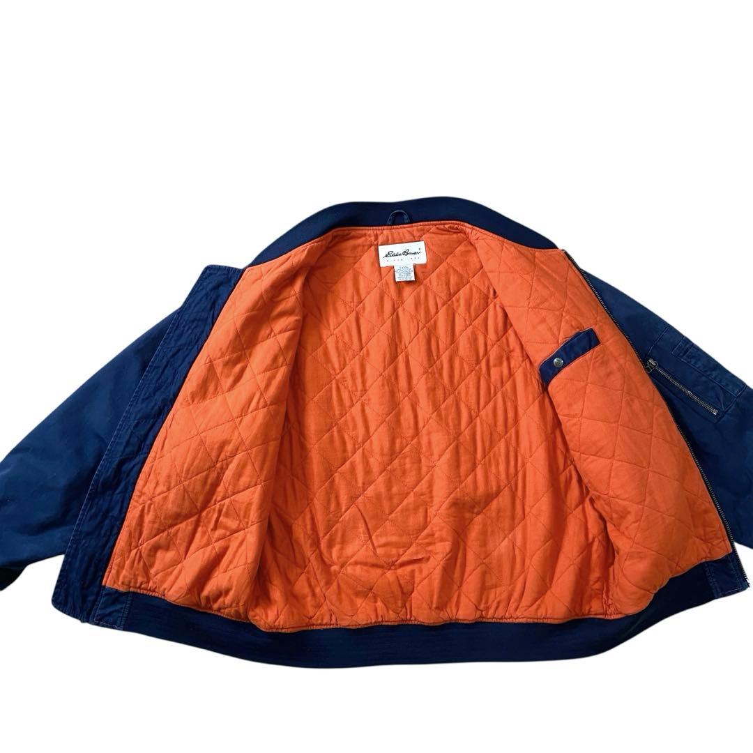 90s Eddie Bauer MA-1 type 中綿 フライト ジャケット