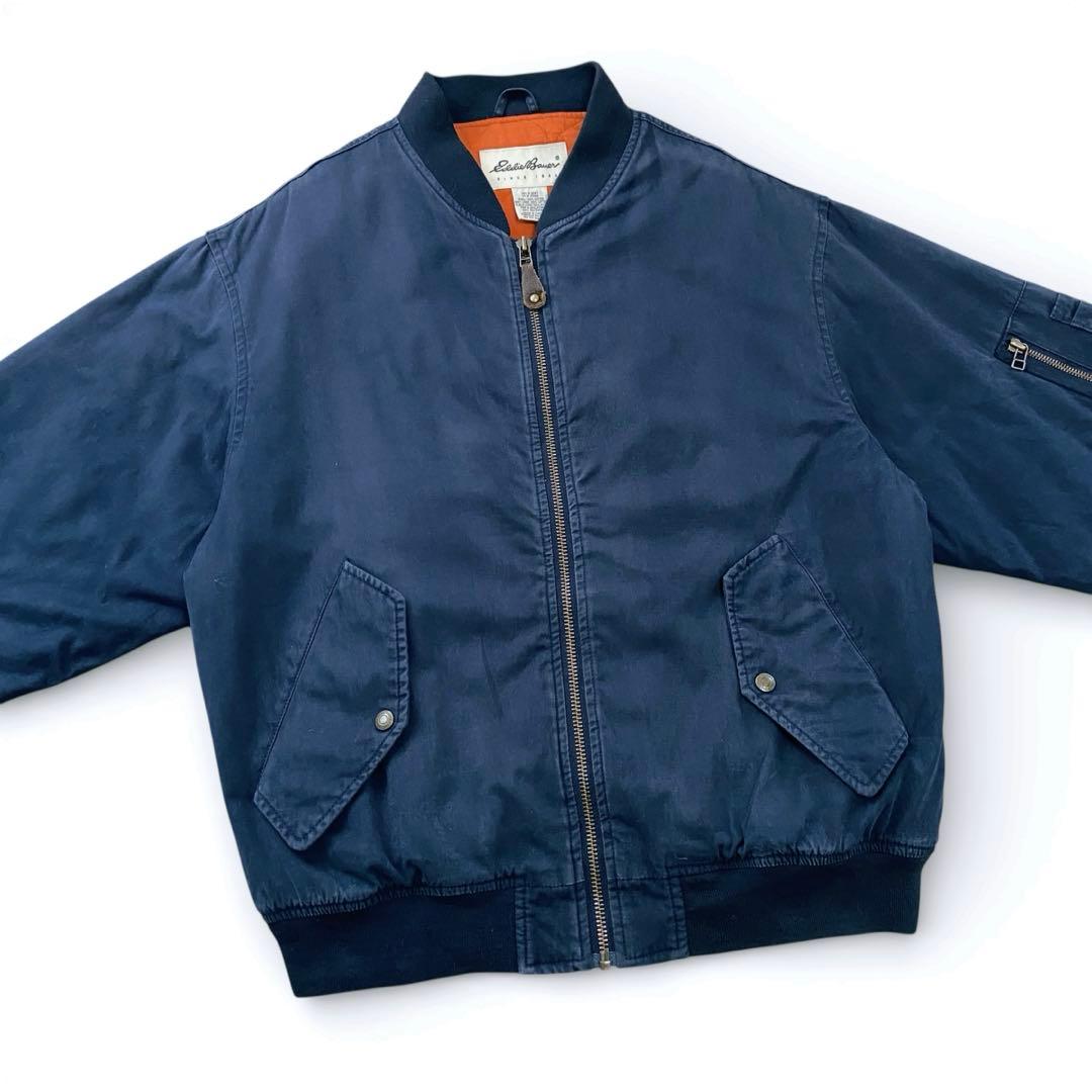 90s Eddie Bauer MA-1 type 中綿 フライト ジャケット