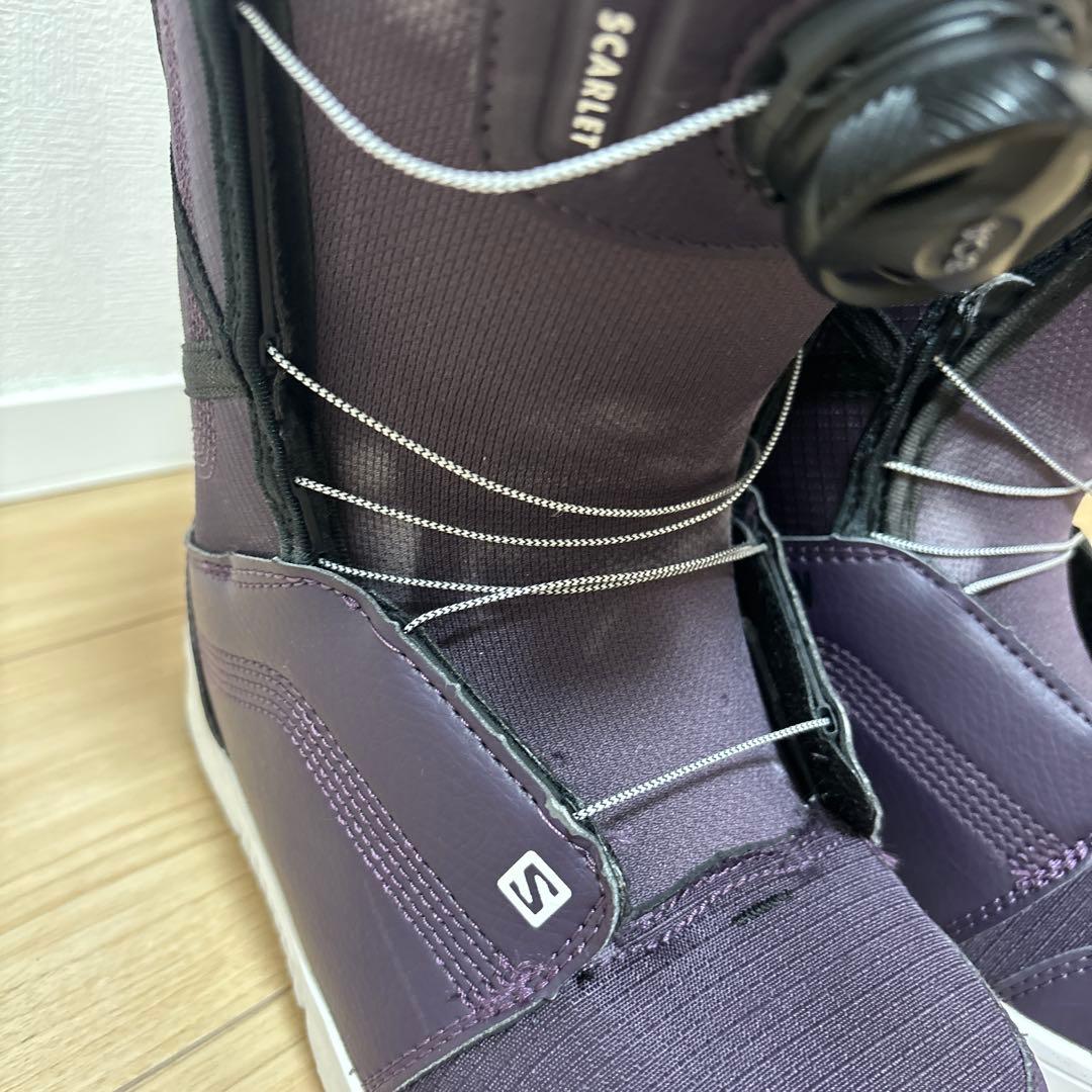 Salomon Scarlet Boa 24.0 パープル