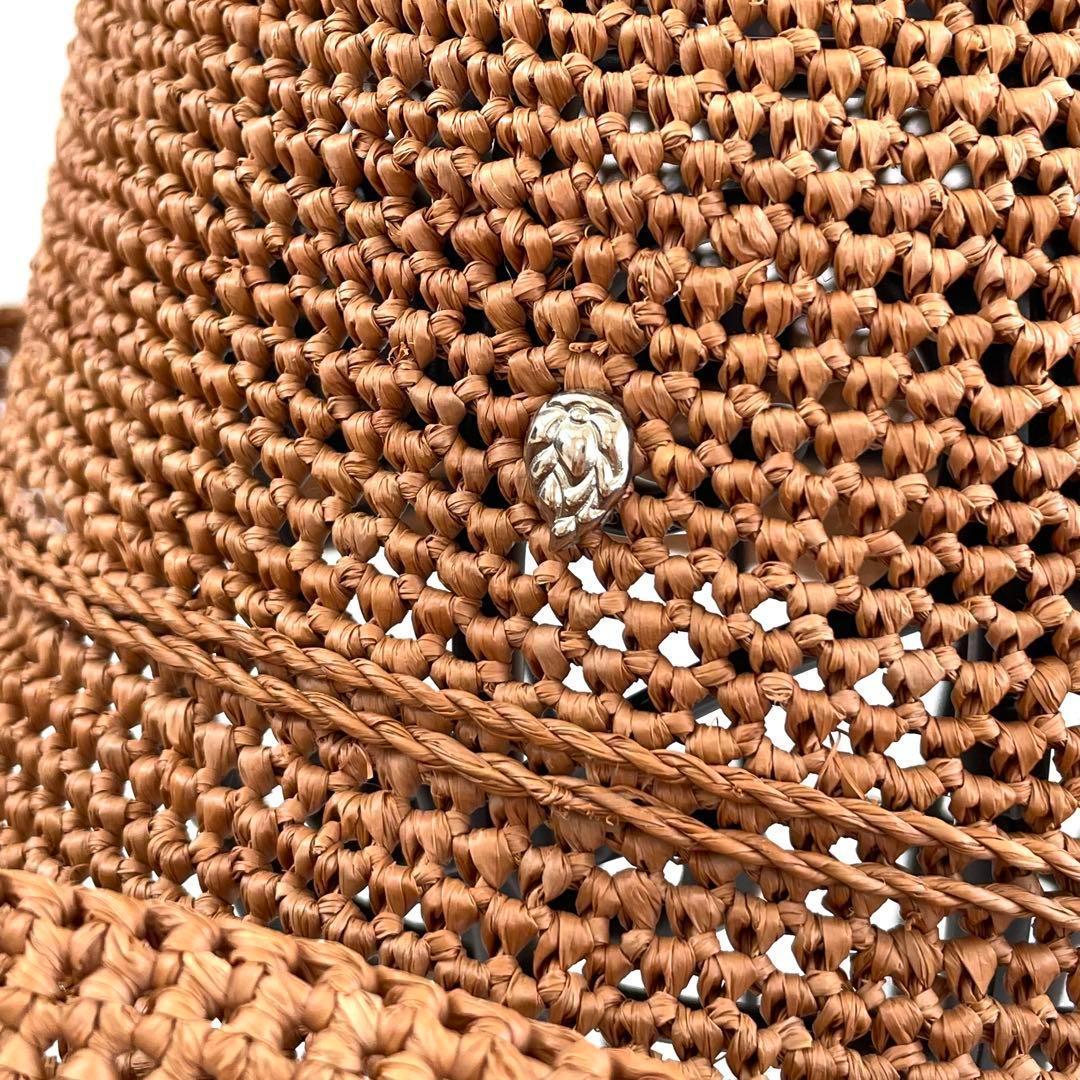 ヘレンカミンスキー✨ラフィアハット✨麦わら帽子　プロヴァンス10 ブラウン