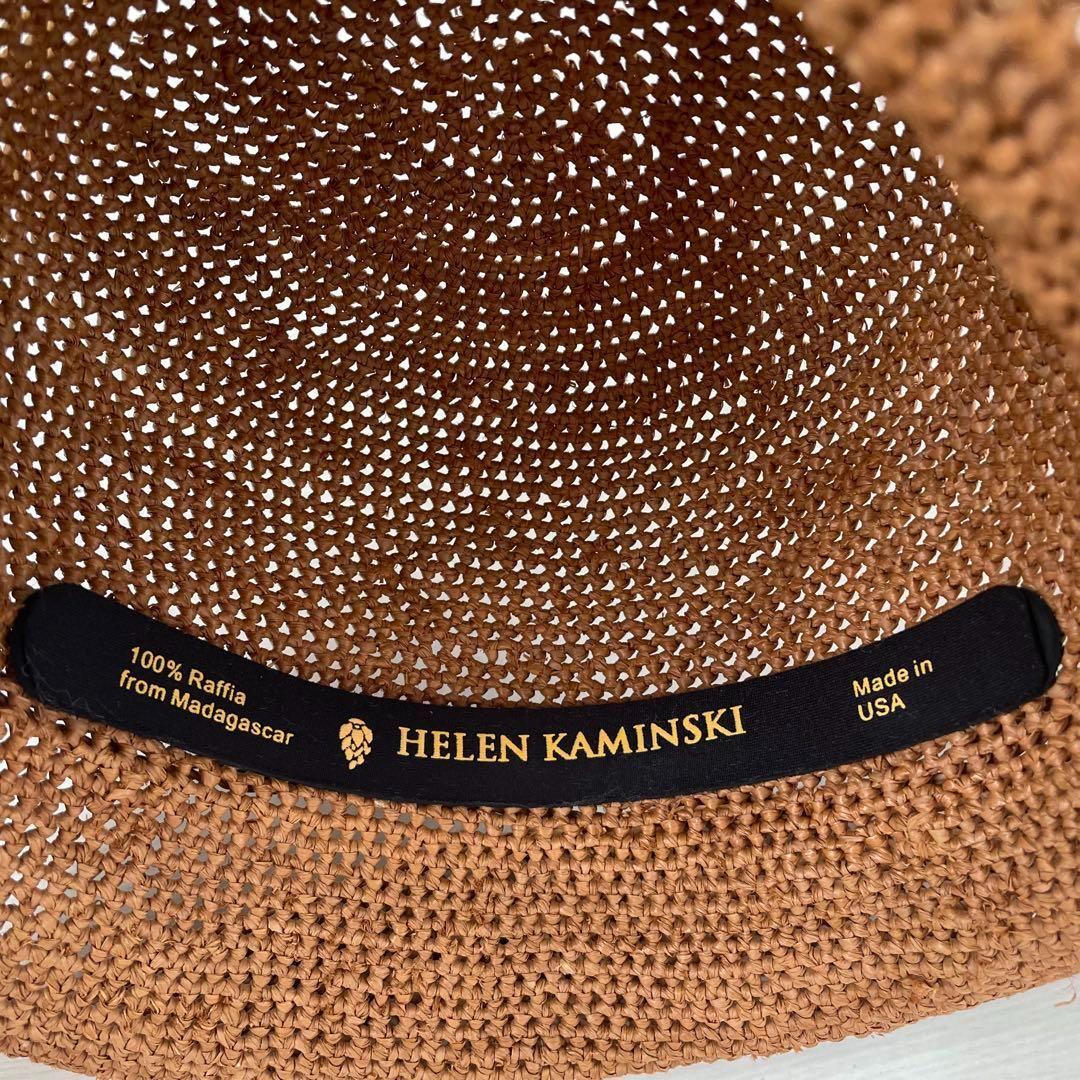 ヘレンカミンスキー✨ラフィアハット✨麦わら帽子　プロヴァンス10 ブラウン