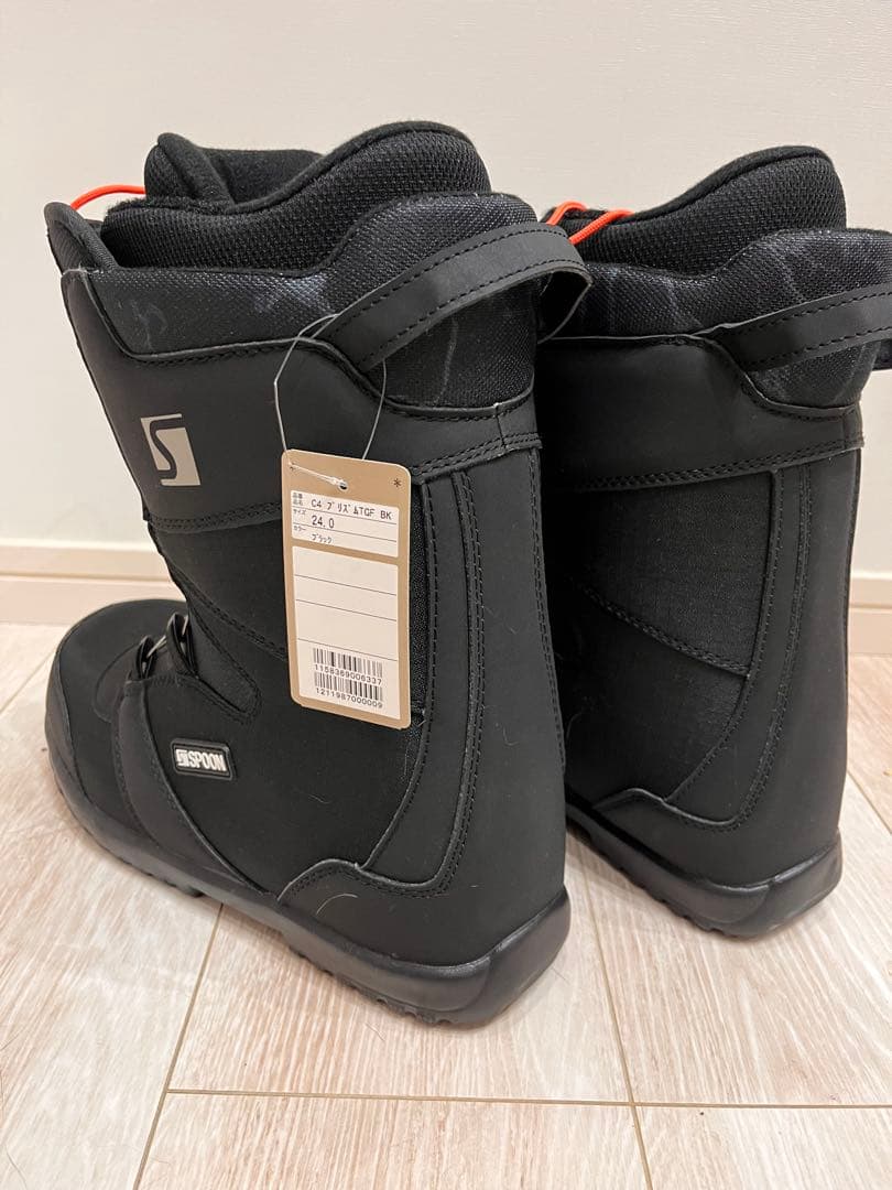 Spoon スノーボードブーツ ブラック 新品タグ付き　箱なし