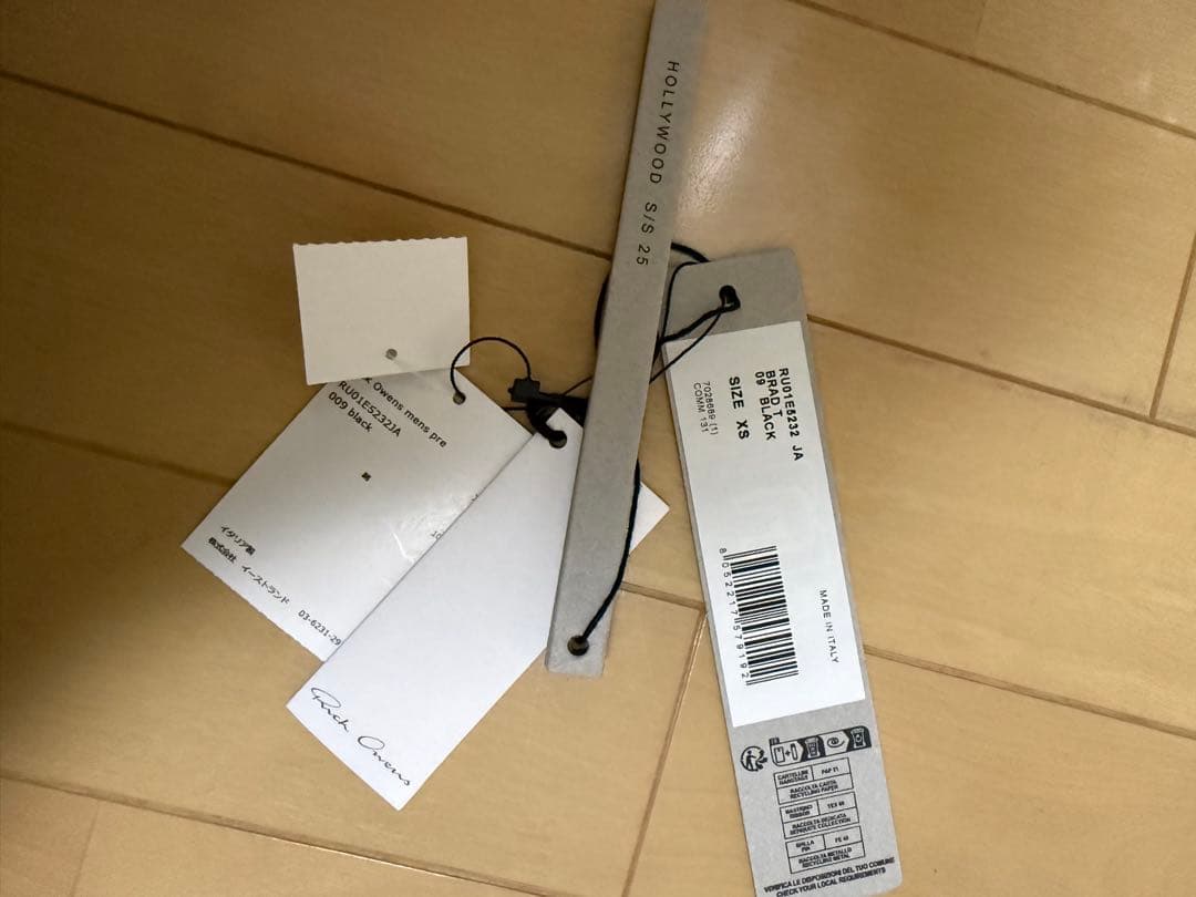 rick owens BRAD T XS rick owens tシャツ