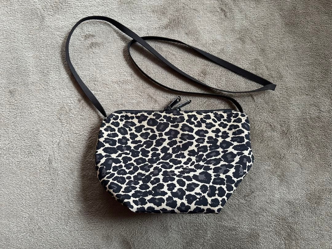 Hervé Chapelier ヒョウ柄ショルダーバッグ