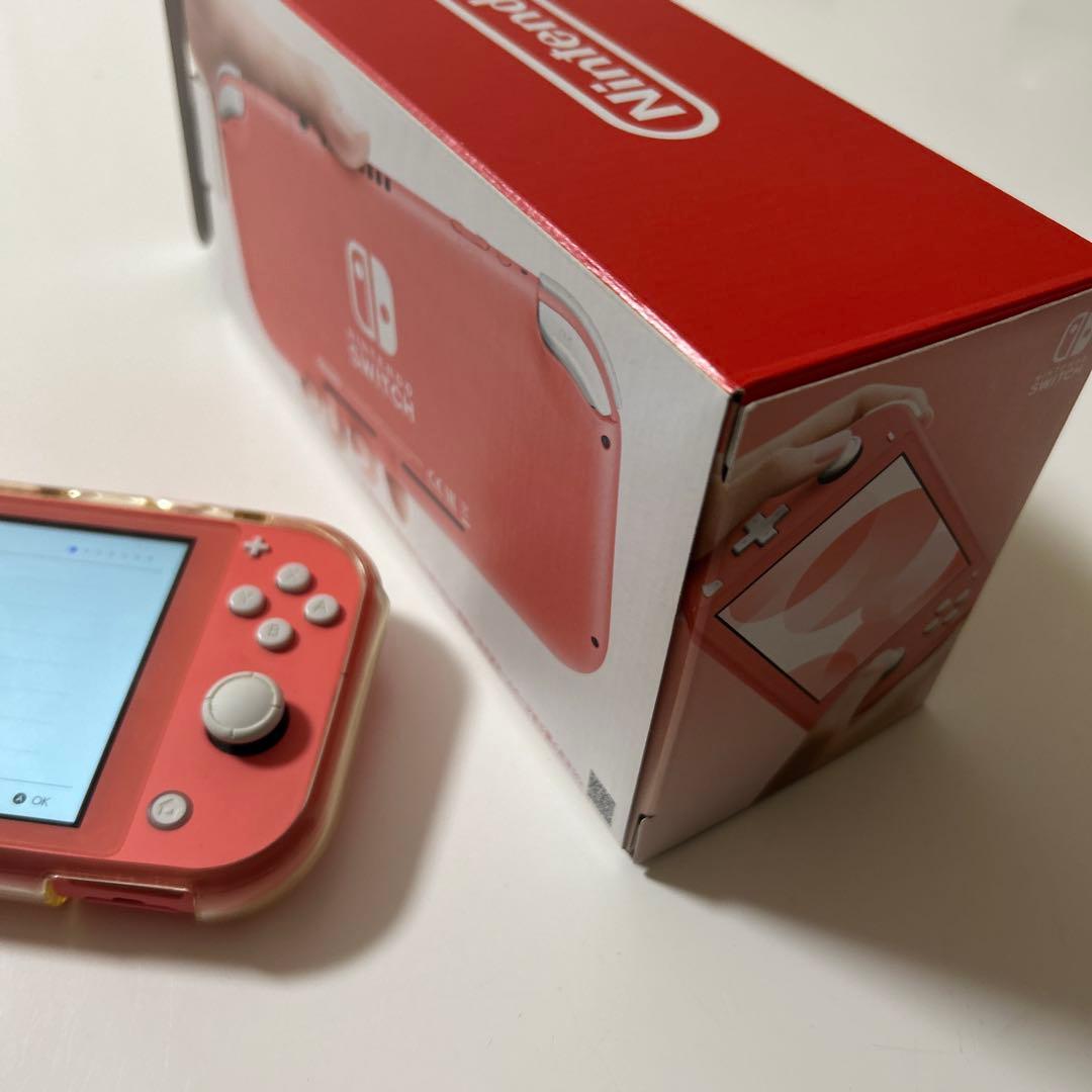 Nintendo Switch Lite ピンク 本体のみ　箱、ケース付き