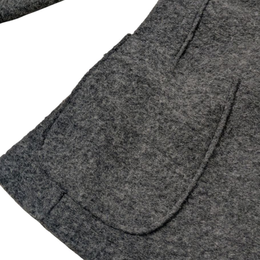 ardites グレー ウール ニット テーラードジャケット