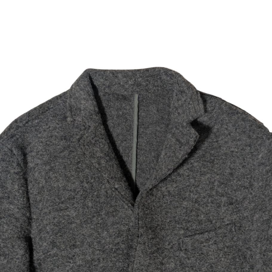 ardites グレー ウール ニット テーラードジャケット