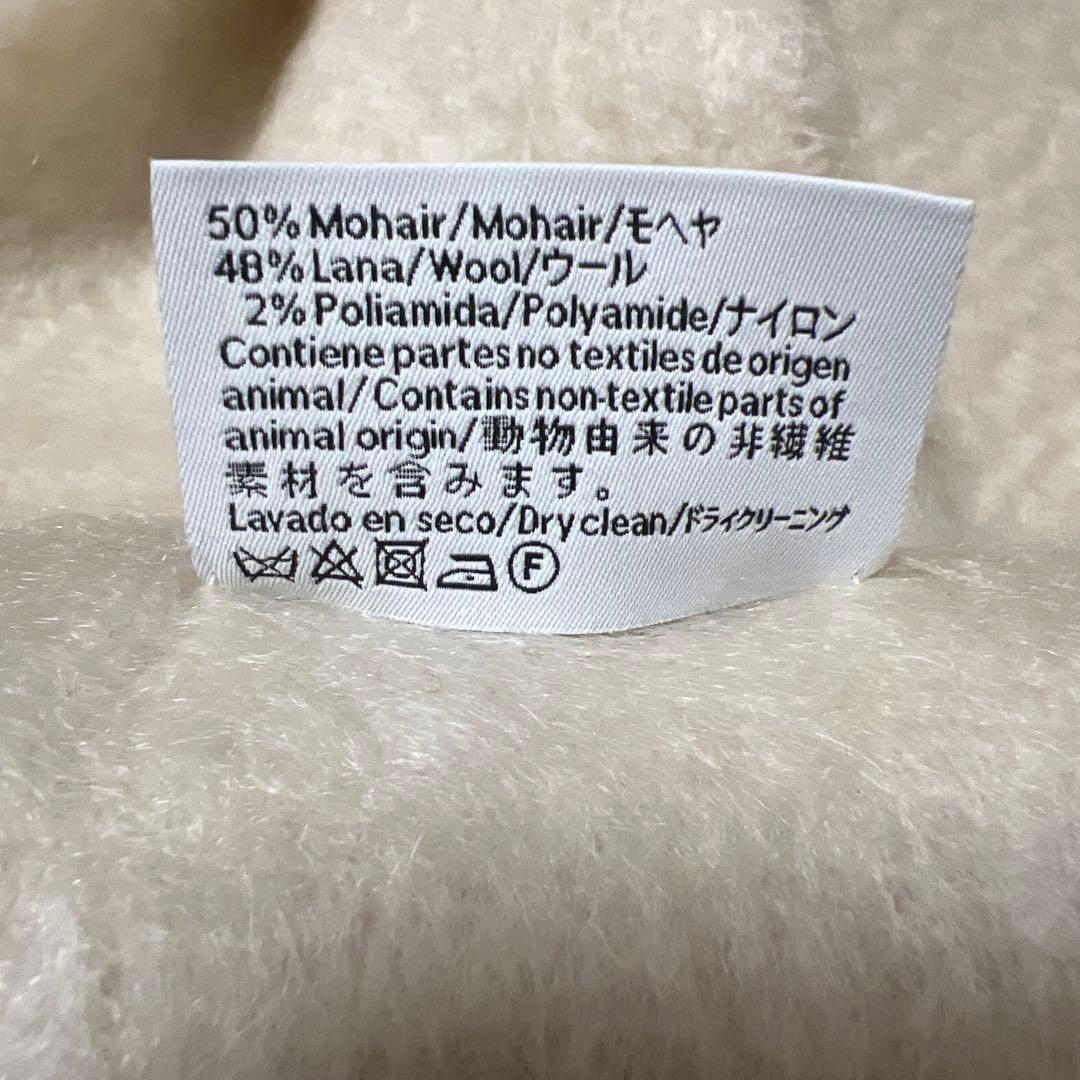 s*s様 LOEWE アイボリー マフラー フリンジ付き