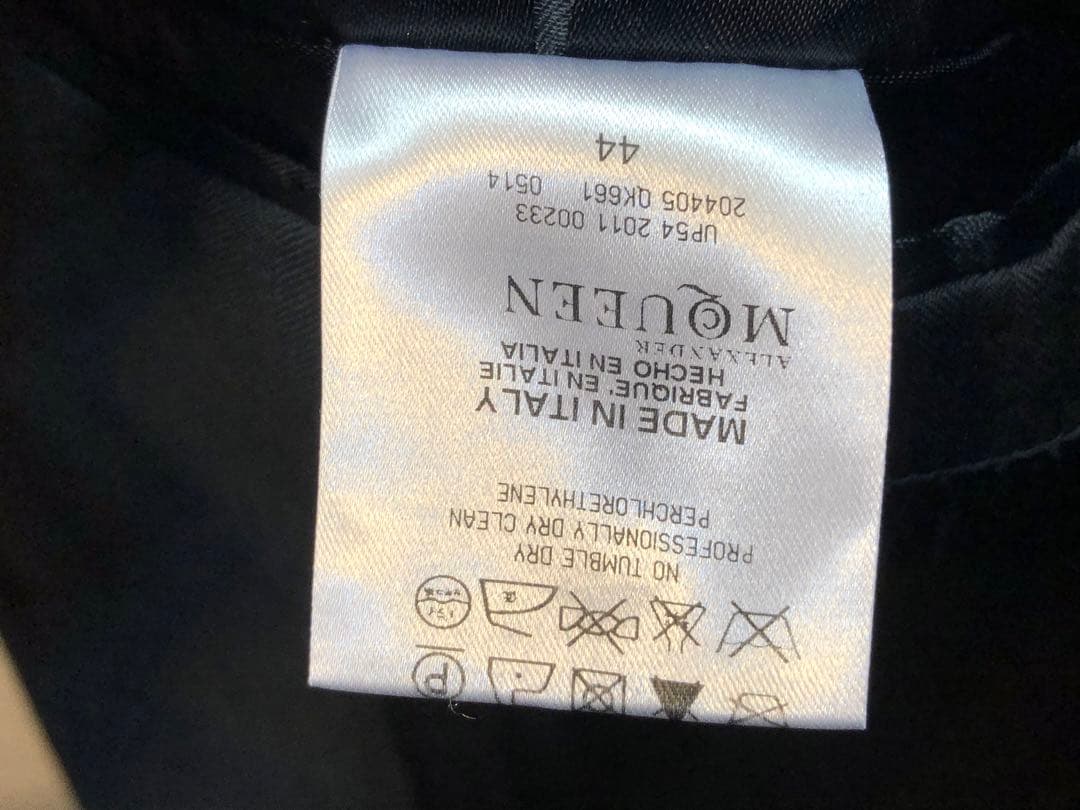 アレキサンダーマックイーン スーツ上下セット