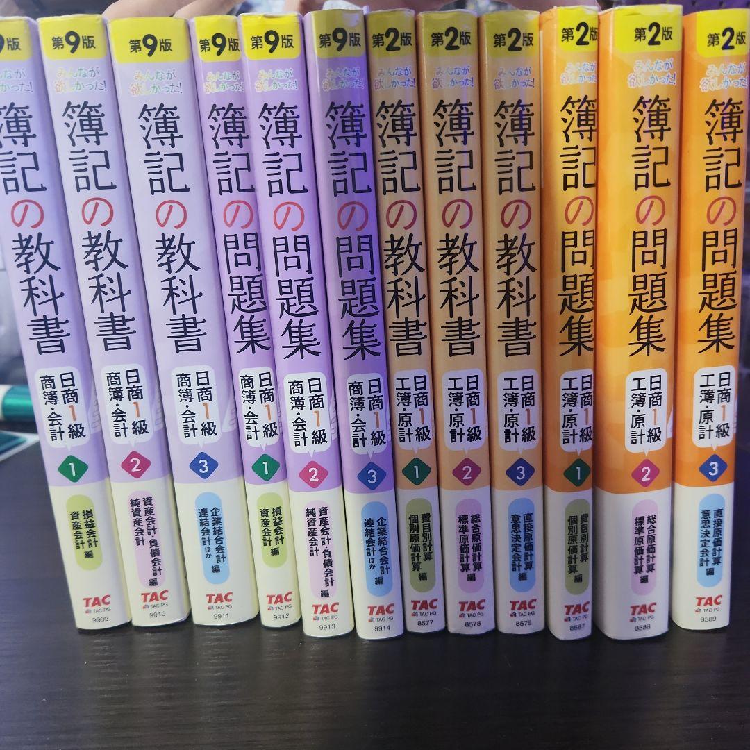 みんなが欲しかった！簿記の教科書 簿記の問題集 1級 商会&工原 全巻セット