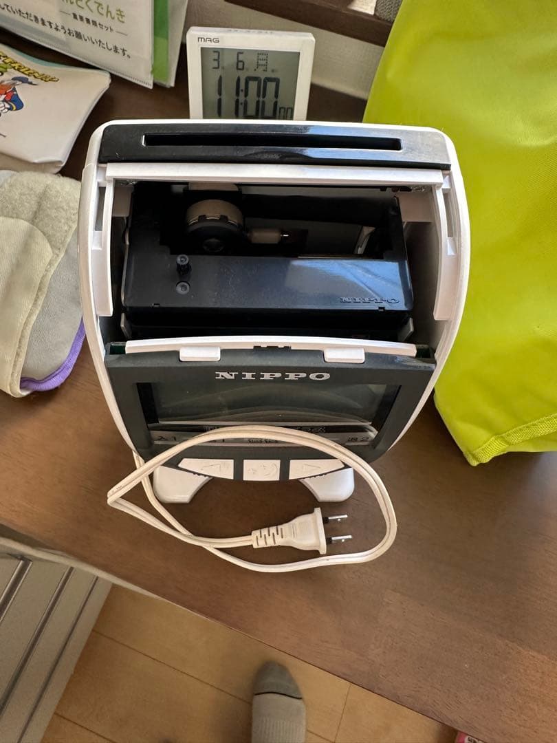 ニッポー 電子タイムレコーダー タイムボーイ8プラス グレー　美品