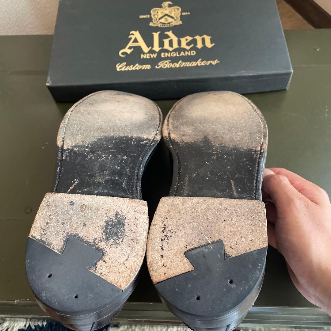 オールデン シューツリー付き BEAMSプラス別注 ウイングチップ