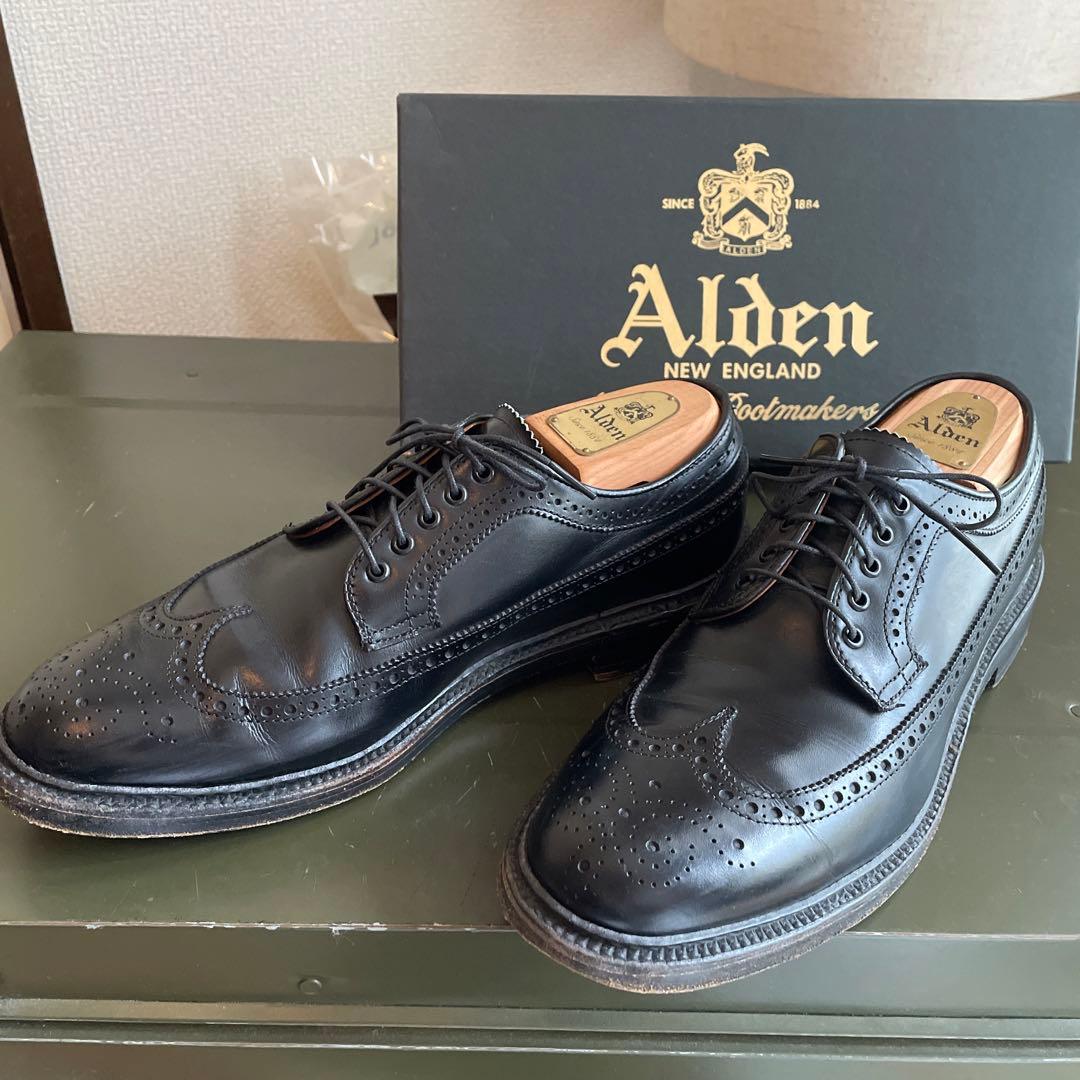 オールデン シューツリー付き BEAMSプラス別注 ウイングチップ