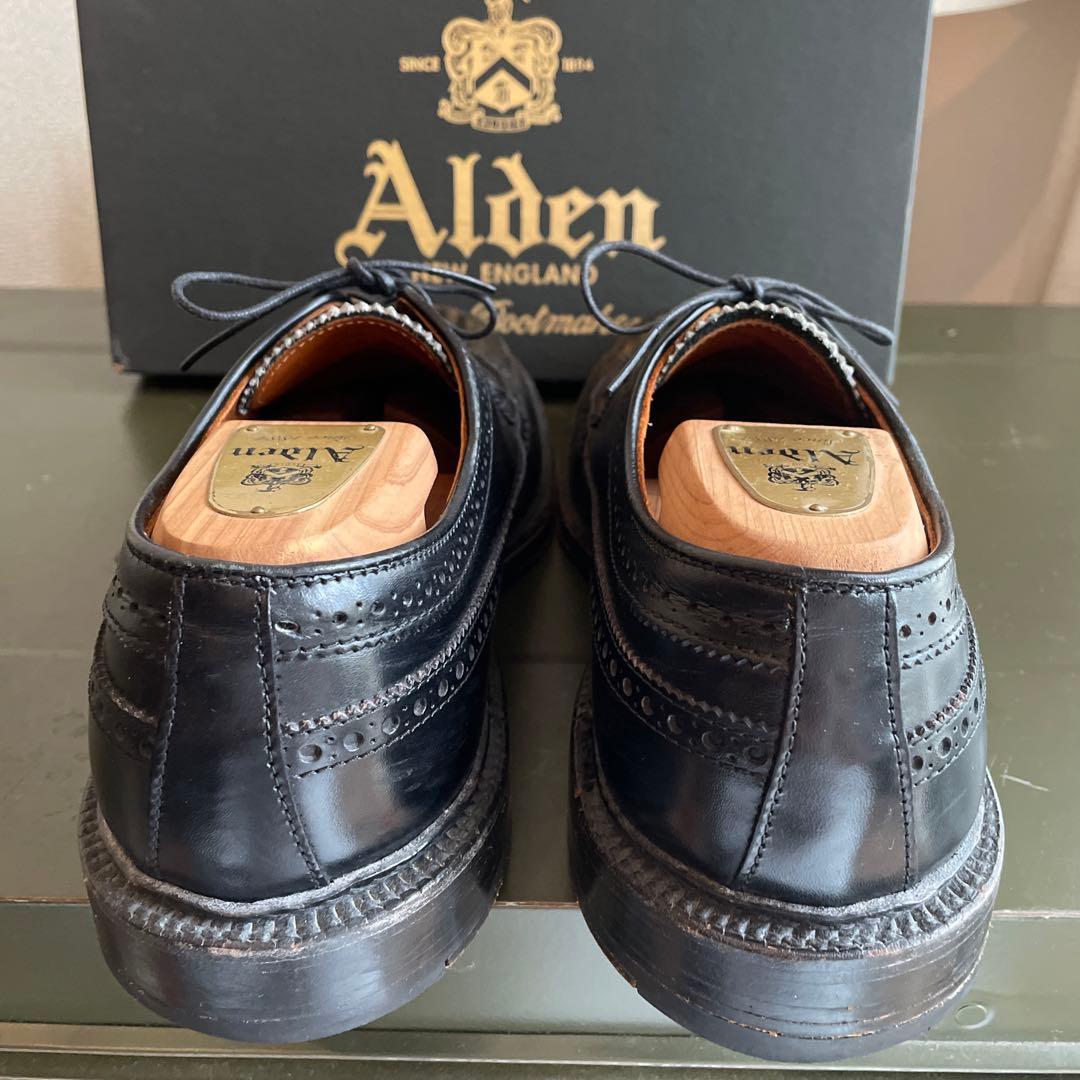 オールデン シューツリー付き BEAMSプラス別注 ウイングチップ