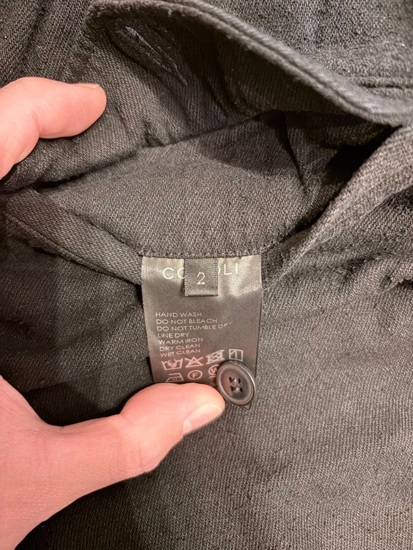 25SS COMOLI シルクネップ ドローストリングパンツ 2