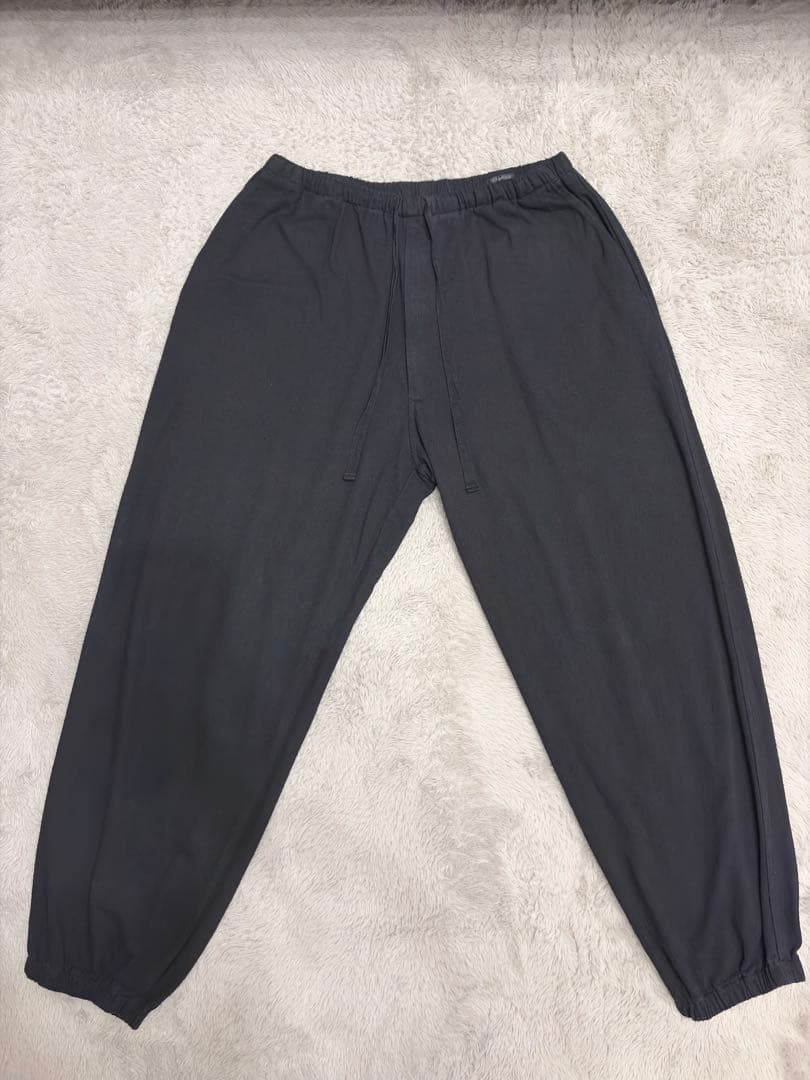 25SS COMOLI シルクネップ ドローストリングパンツ 2