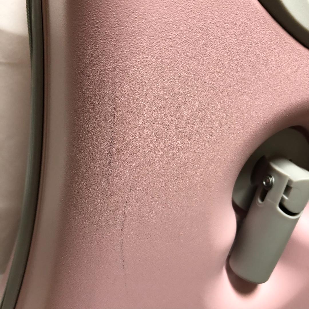 【中古】子供が乗れるキャリーケース キッズトラベル Mサイズ ピンクZ4