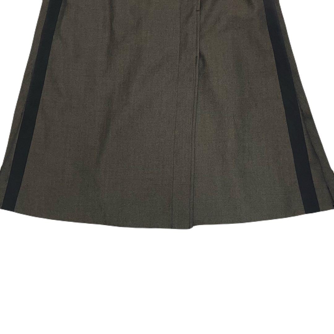 AMERI アメリ　MINIMAL FLARE LONG TRENCH COAT