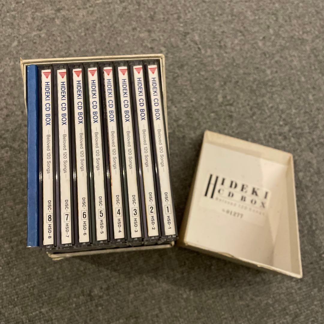西城秀樹 HIDEKI CD-BOX 120 SONGS 8枚組 送料込