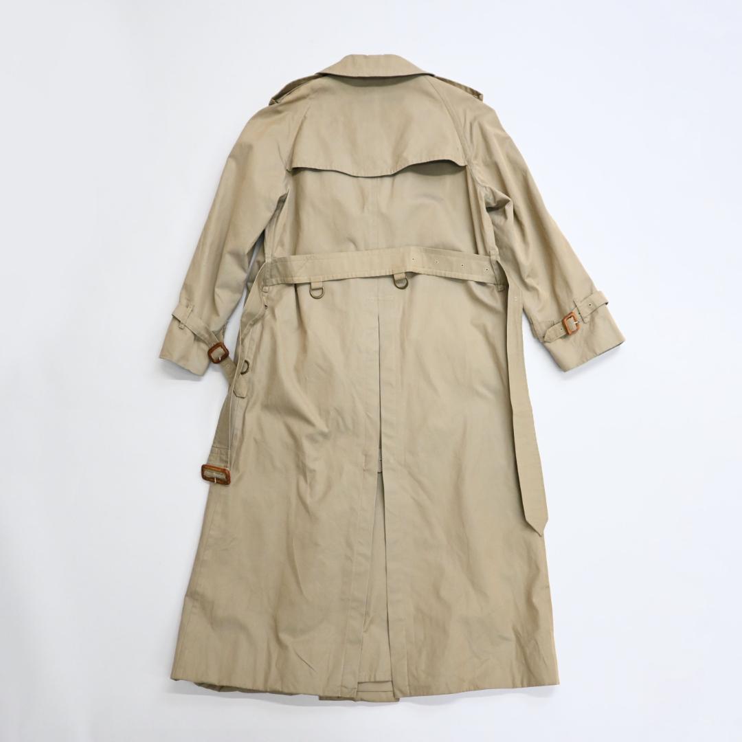 48168★年 バーバリーズ トレンチコート ノバチェック カーキベージュ
