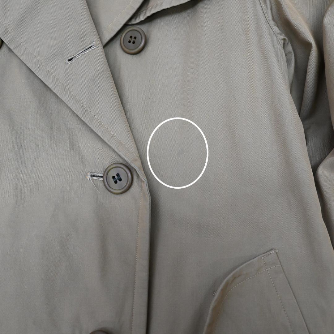 48168★年 バーバリーズ トレンチコート ノバチェック カーキベージュ