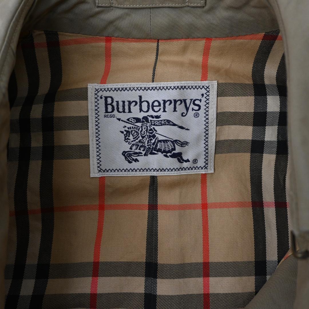 48168★年 バーバリーズ トレンチコート ノバチェック カーキベージュ