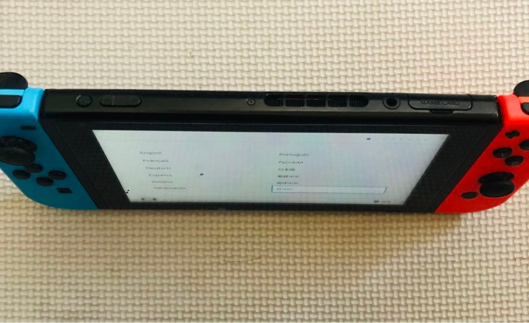 Nintendo Switch 本体 青/赤 2020年製【ジャンク品】