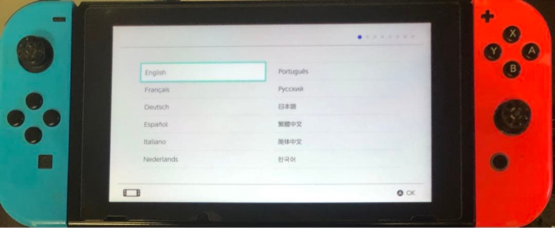 Nintendo Switch 本体 青/赤 2020年製【ジャンク品】