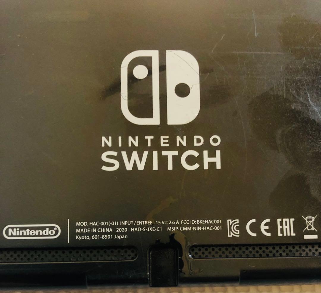 Nintendo Switch 本体 青/赤 2020年製【ジャンク品】