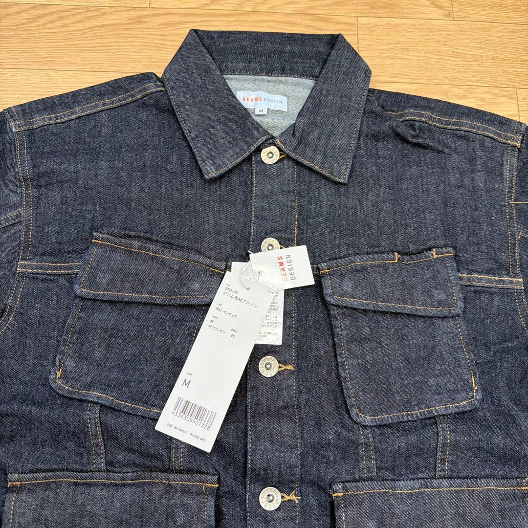 桑和　beams design デニム　上下セットアップ　サイズM