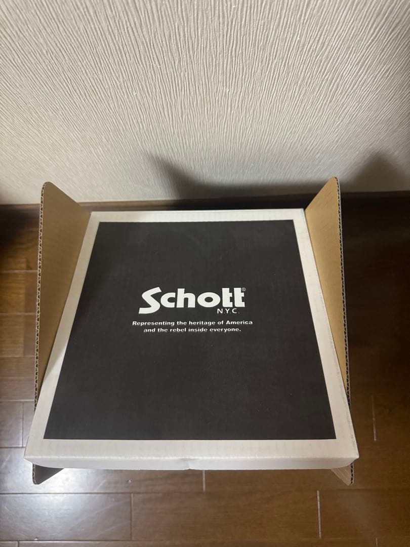 Schott ブラック ジェットヘルメット