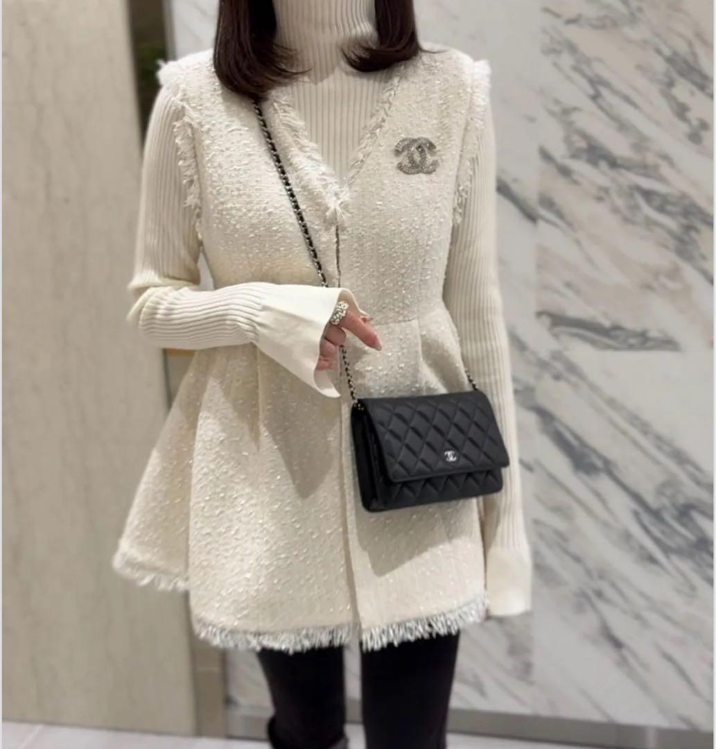 限定UBig ホワイトツイードジレ　reimiさんコラボ